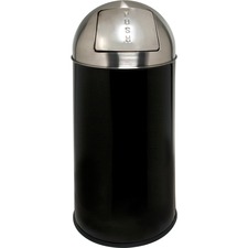 Genuine GJO 58886 Joe Push Open Round Top Receptacle - 12 Gal Capacity