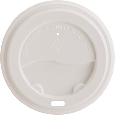 Genuine GJO 11259 Joe Hot Cup Lids - Polystyrene - 50  Pack - White