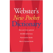 Houghton HOU 1019934 Houghton Mifflin Webster's New Pocket Dictionary 