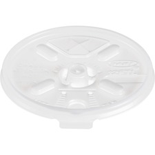 Dart DCC 12FTLS Dart Lift-n-lock Coffee Cup Clear Lids - Dome - Plasti