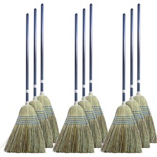 Genuine GJO 12002CT Joe Light Duty Broom - Corn Fiber Bristle - Lacque