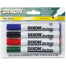 Dixon DIX 92140 Ticonderoga Dry Erase Whiteboard Markers - Broad, Fine