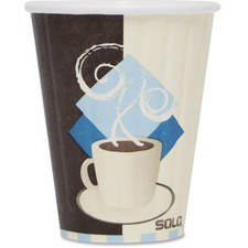 Dart SCC IC8J7534CT Solo Traveler Insulated Paper Hot Cups - 8 Fl Oz -