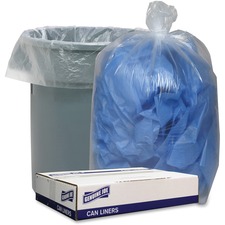 Genuine GJO 29126 Joe Clear Low Density Can Liners - 45 Gal - 40 Width