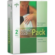 Medline MII CUR961R Curad Instant Cold Pack - 5 Width6 Length - 2  Box