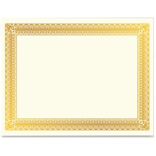 Geographics GEO 47829 Gold Foil Certificate - Laser, Inkjet Compatible