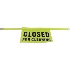 Impact IMP 9175I Closed For Cleaning Safety Sign Pole - 1 Each - Close