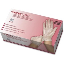 Medline MII 6MSV512 Medline Mediguard Vinyl Non-sterile Exam Gloves - 