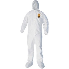 Kimberly KCC 44332 Kleenguard A40 Coveralls - Zipper Front, Elastic Wr