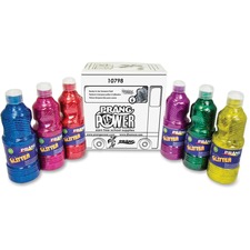 Dixon DIX 10798 Prang Power Glitter Paint Set - 16 Fl Oz - 6  Set - Gl