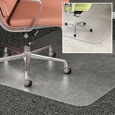 Deflecto DEF CM23142DUO Duomat Carpethard Floor Chairmat - Carpet, Har