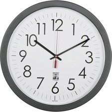 National 6645016238823 Skilcraft 14.5 Round Selfset Wall Clock - Analo