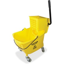 Genuine GJO 02347 Joe 35 Qt Side Press Mop Bucket Wringer Combo - 35 Q