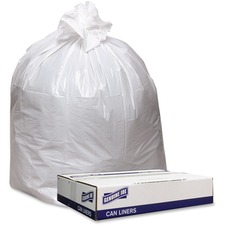 Genuine GJO 3339W Joe Low Density White Can Liners - 33 Gal - 33 Width