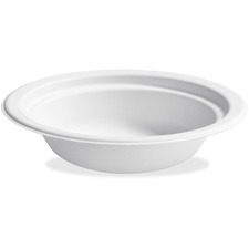 Huhtamaki HUH 21230CT 12oz White Disposable Bowls - 125 - Paper - Disp