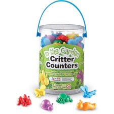 Learning LRN LER3381 In The Garden Critter Counters - Multi