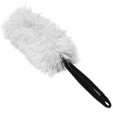 Genuine GJO 90112 Joe White  Green Microfiber Duster - 10 Handle Lengt