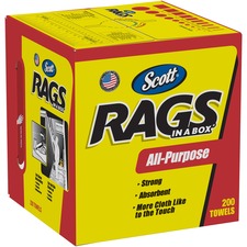 Kimberly KCC 75260CT Scott Rags All-purpose - Wipe - 10 Width X 13 Len