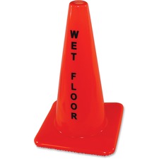 Impact IMP 9100 Wet Floor Orange Safety Cone - 1 Each - Wet Floor Prin