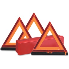 Deflecto DEF 73071100 Early Warning Triangle Kit - 1 Each - Triangle S