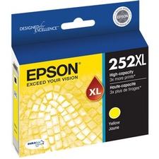 Original Epson T252XL420 Durabrite Ultra 252xl Ink Cartridge - Yellow 