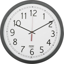 National 6645016238824 Skilcraft 16.5 Round Workstation Wall Clocks - 