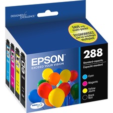 Original Epson T288120-BCS Durabrite Ultra 288 Ink Cartridge - Pigment