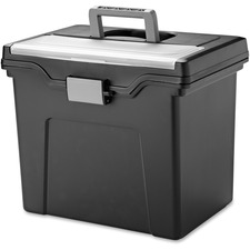 Iris IRS 110977 Portable Letter-size File Box - External Dimensions: 1