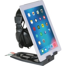 Allsop 31661 Headset Hangout, Universal Headphone Stand  Tablet Holder