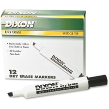 Dixon DIX 92107 Ticonderoga Dry Erase Whiteboard Markers - Broad, Fine