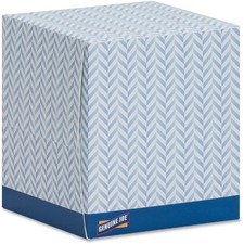 Genuine GJO 26085 Joe Cube Box Facial Tissue - 2 Ply - White - Soft, I