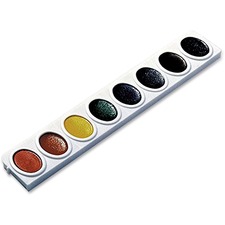 Dixon DIX 08200 Prang Oval Pan Watercolors Set Refill Tray - 3  Box - 