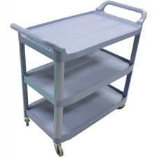 Impact IMP 7006 3-shelf Bussing Cart - 3 Shelf - 200 Lb Capacity - 4 C