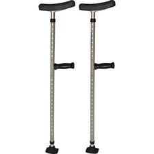 Medline MII MDS80542 Medline Universal Single Tube Crutch - 399.04 Lb 