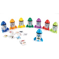 Learning LRN LER5462 Rhymesort Rockets Activity Set - Themesubject: Le