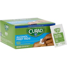 Medline MII CUR45581RBI Curad Sterile Alcohol Swabs - 1 Width X 1 Dept