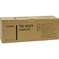 Original Kyocera KYO TK502Y Tk-502y Toner Cartridge - Laser - 8000 Pag