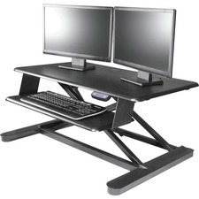 Kantek STS965 Electric Sit To Stand Workstation - Up To 24 Screen Supp