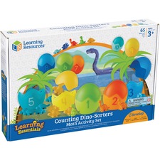 Learning LRN LER1768 Counting Dino-sorters Math Activity Set - Themesu