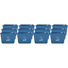 Genuine GJO 11582CT Joe 14-gallon Recycling Bin - 14 Gal Capacity - Re