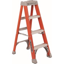 Louisville DAD FS1504 Louisville 4' Fiberglass Step Ladder - 3 Step - 