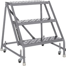 Louisville DAD GSW2403 Louisville 3-step Steel Warehouse Ladder - 3 St