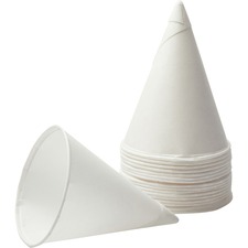 Konie KCI 40KBRCT Konie Paper Cone Cups -  Bag - 4 Fl Oz - Cone - 5000