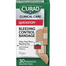 Medline MII CUR5245V1 Curad Assorted Quickstop Bandages - Assorted Siz