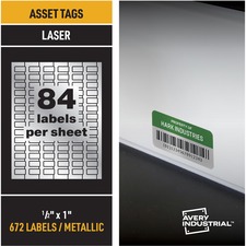 Avery AVE 60519 Averyreg; Permatrack Asset Tag Label - Permanent Adhes