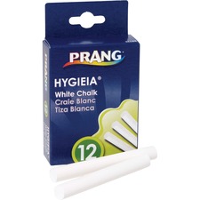 Dixon DIX 31144CT Prang Nontoxic Chalk Sticks - 3.3 Length - White - 2