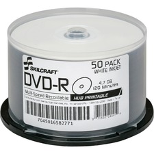 National 7045016582771 Skilcraft Dvd Recordable Media - Dvd-r - 16x - 