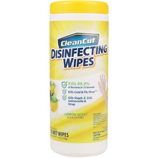 Guy GUO 00171 Clean Cut Disinfecting Wipes - Wipe - Lemon Scent - 35 E