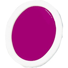 Dixon DIX X818 Prang Oval-pan Watercolors Refill - 12  Dozen - Magenta