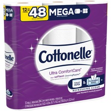 Kimberly KCC 48596 Cottonelle Ultracomfort Bath Tissue - 2 Ply - 284 S